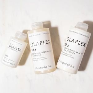 Olaplex travel size shampoo and conditioner set